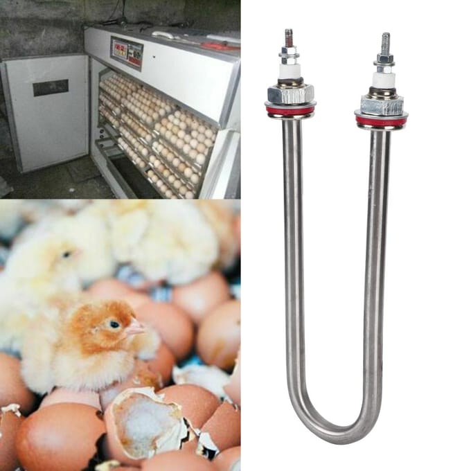 U-vormige broedmachine met bevochtigingsbuis voor het broedmachine-accessoire voor het voeren van pluimvee(200W ) gray