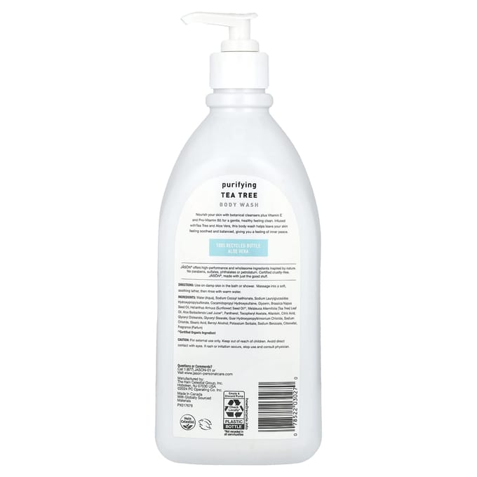 Body Wash, Zuiverende Tea Tree, 887 ml(30 fl oz) white