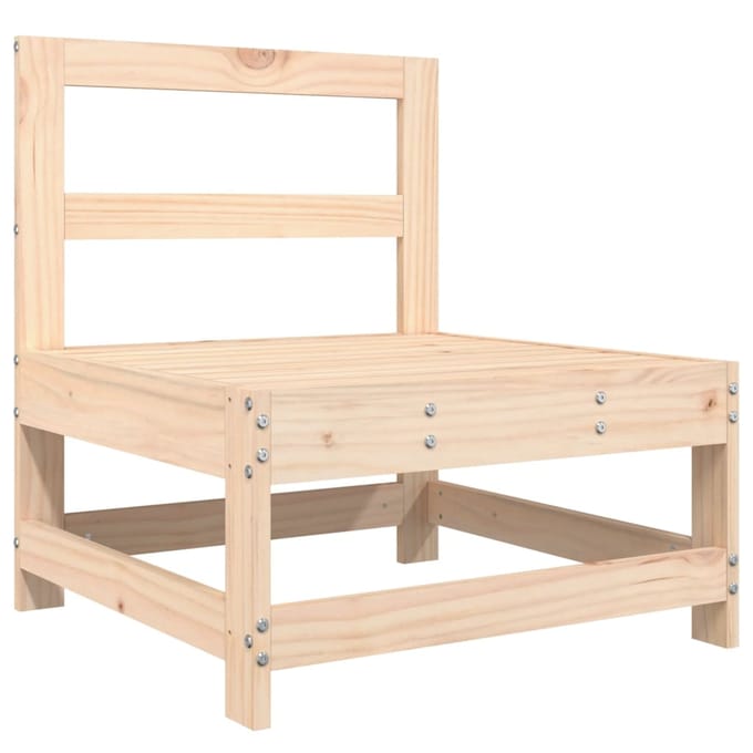 vidaXL - 4-delige - Loungeset - massief - grenenhout