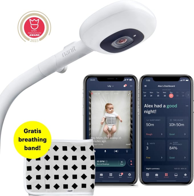 Nanit Pro Kamera Babyphone mit App + Bodenständer