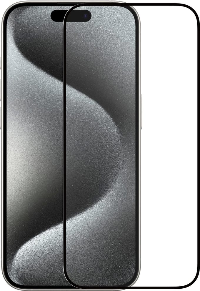 ScreenArmor Full Cover Tempered Glass Screenprotector voor iPhone 15 Pro Max