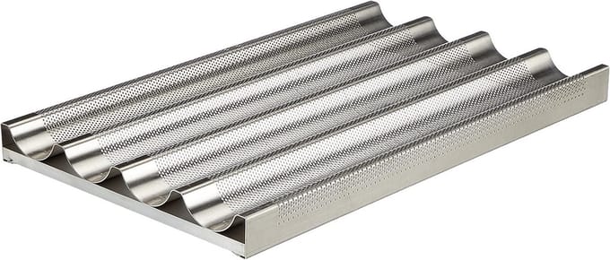 Professionele Aluminium Bakvorm Rechthoekig - 53x32.5x6 cm - Hoge Kwaliteit