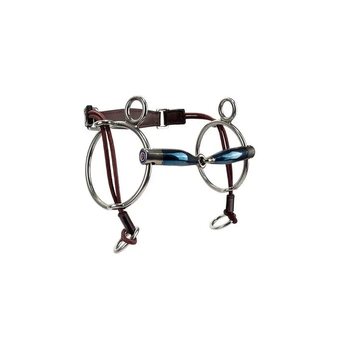 Combiné bit voor paard Trust Sweet Iron Curbgag Jointed 16