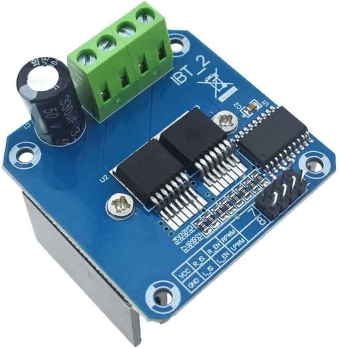 Motor Driver Module - Krachtige Controller - Slimme Auto - Hoge Stroomlimiet - 510x510x250 cm