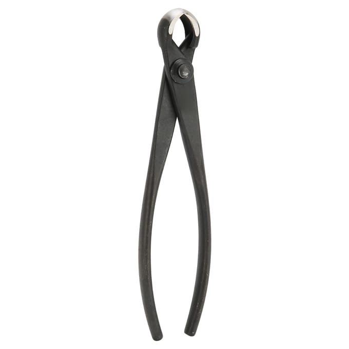 Hand Bonsai Kniptang 175mm Hoge Sterkte Ergonomische Bonsai Concave Kniptang voor Bonsai Modelleren black