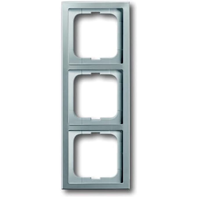 ABB Busch-Jaeger Pure roestvast stalen Afdekraam Schakelmateriaal - 2CKA001754A4319 - E2K4Z