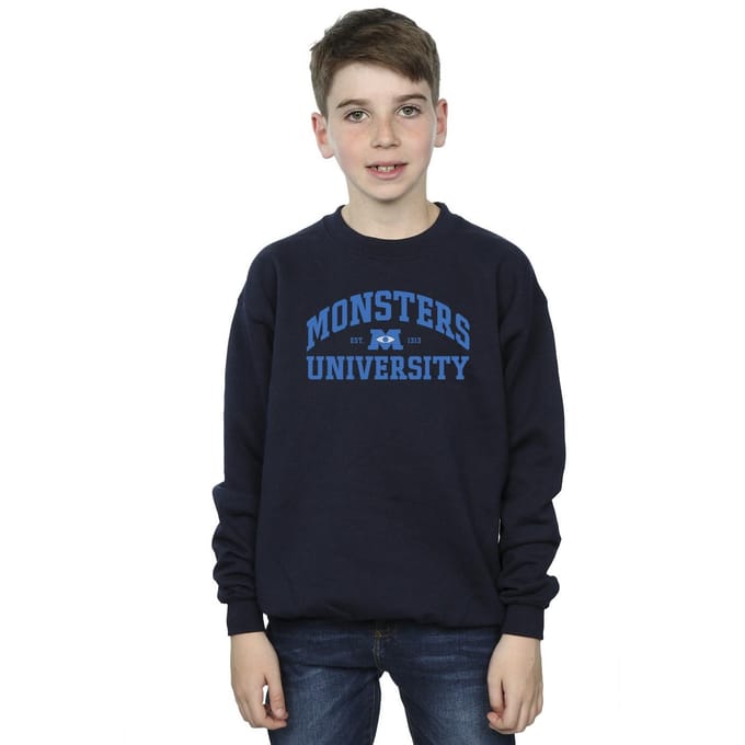 Disney Jongens Monsters University Logo Sweatshirt (Marineblauw)