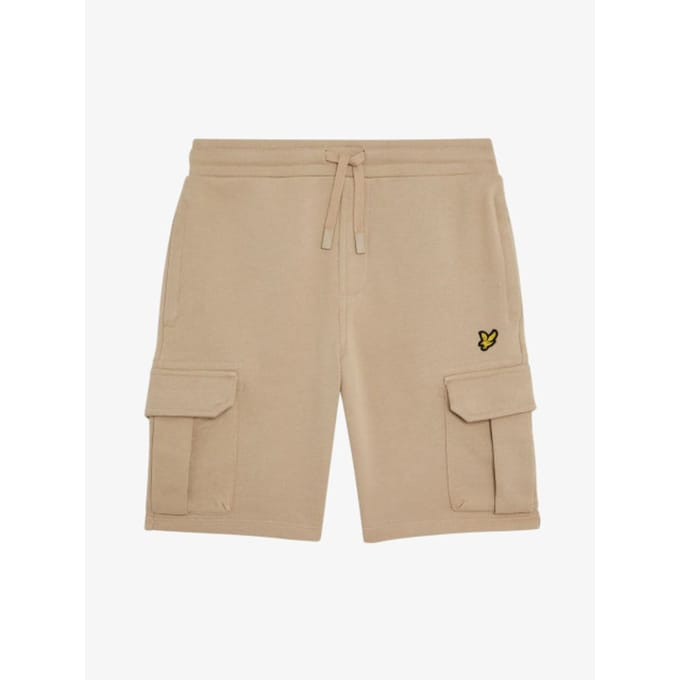 Lyle & Scott Cargo Sweat Short Broeken Jongens - Bruin - Maat 170/176