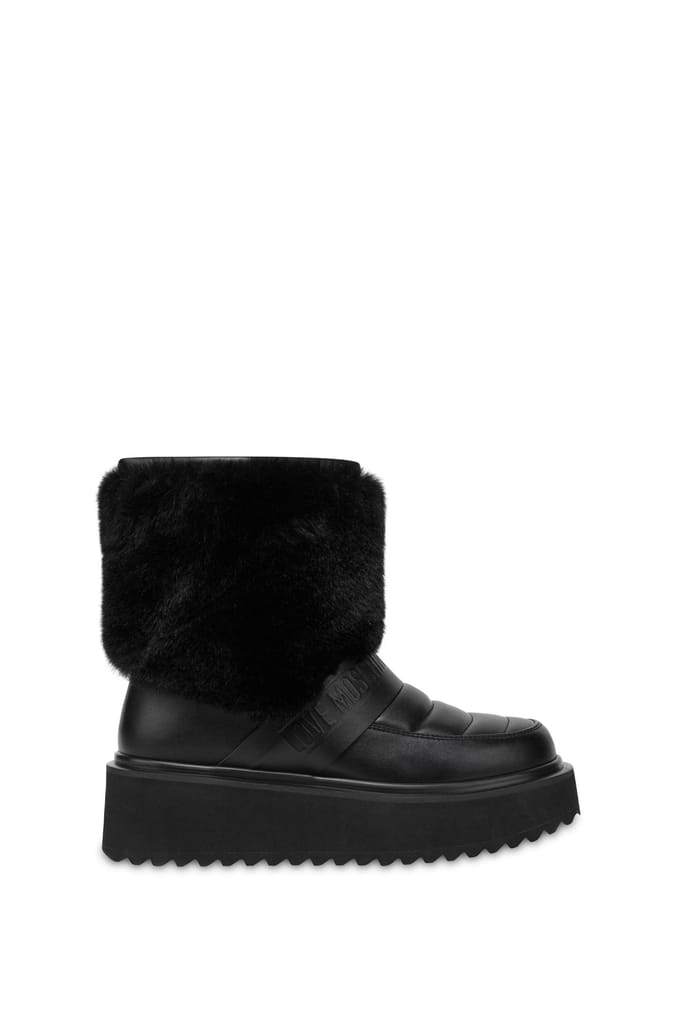 Moschino Platform Power Snow Boots Black Größe: 41 | Stiefel Outlet | Damen | Weiß