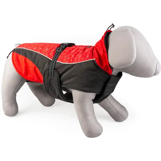 Duvoplus - Dierenkleding - Hond - Hondenjas Hi Vis Casual S - 40cm Rood/zwart - 1st