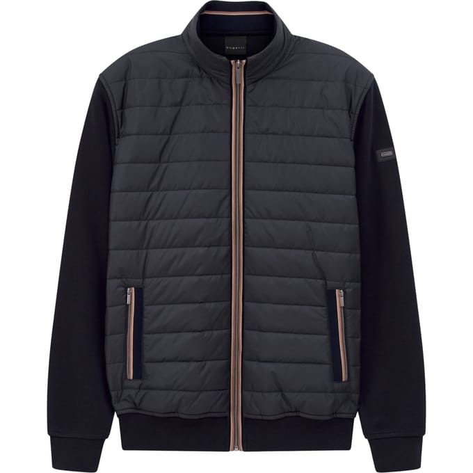 Bugatti Herren Jacke Wirk  Blauw 8700-15121e