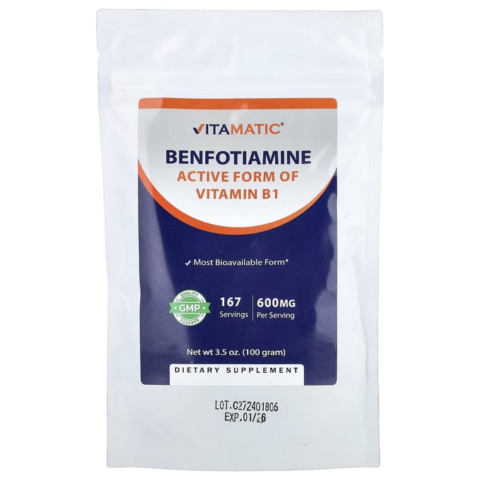 Vitamatic, Benfotiamine, 100g (3,5 oz)
