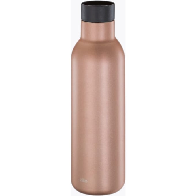 Cilio Thermosfles 0,45L Rosé Goud - 24u Koud, 18u Warm