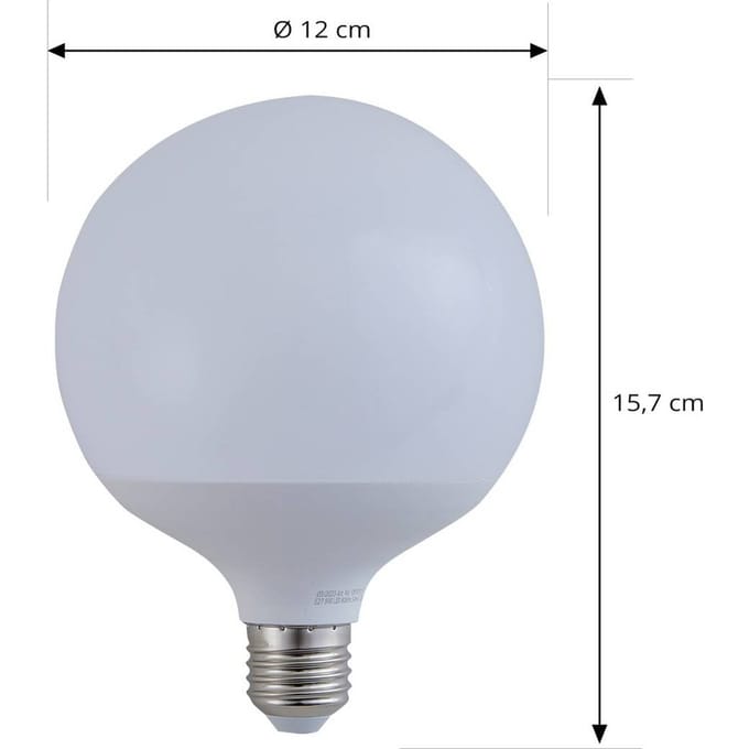 LUUMR Smart LED, E27, G125, 9W, RGB, Tuya, wifi, mat, CCT