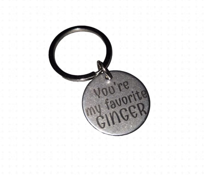 You're my favorite ginger sleutelhanger - grappige sleutelhanger - handgemaakt