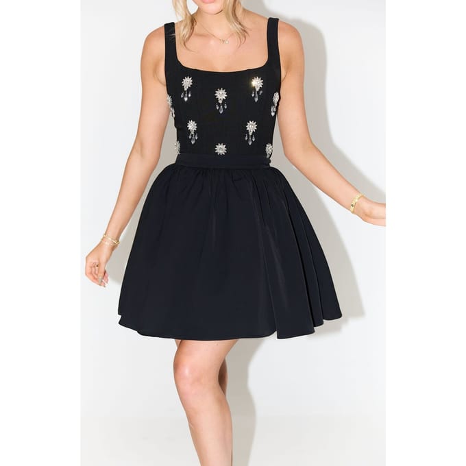 Odd Muse Layered Mini Skirt Black Taglia: M | Abiti Mini Outlet | Donna | Nero