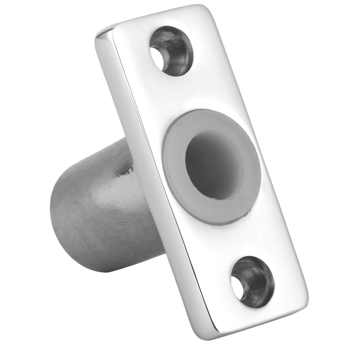 Support de douille de verrouillage de rame à montage supérieur T?Support profilé en acier inoxydable 316 pour yacht white
