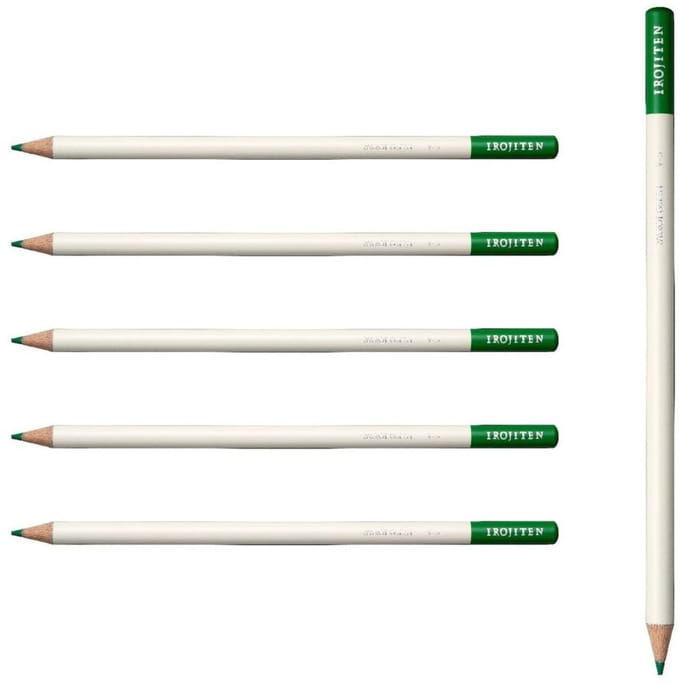 Tombow Irojiten - Kleurpotloden - V5 - Parrot Green - Groen - 6 Stuks