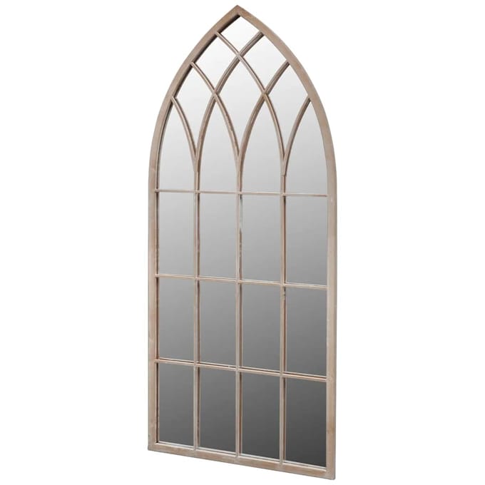 Arche Miroir de Jardin Rustique 50*115 cm pour Intérieur et Extérieur