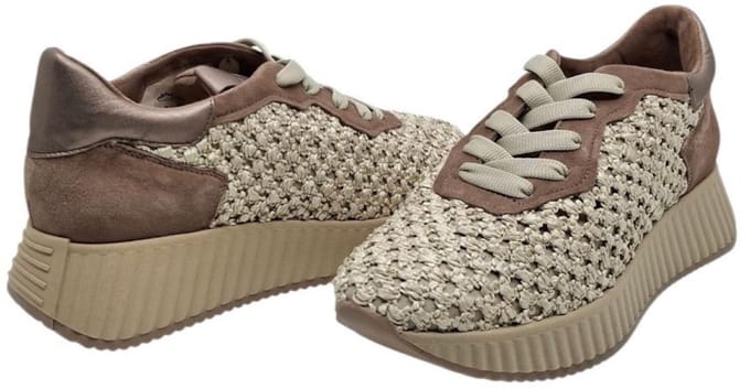 Softwaves Anna 8.95.30/002 | dames veterschoen beige bruin