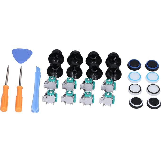Analoge Joystick Kit Comfortabel Duurzaam Eenvoudig te Installeren Controller Vervangingsonderdelen voor Xbox black