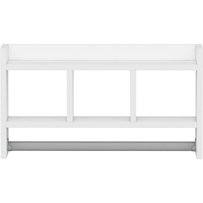 Asir - Wandplank - Wit - 100% met melamine gecoat spaanplaat - 71 x 25,5 x 12,5 cm