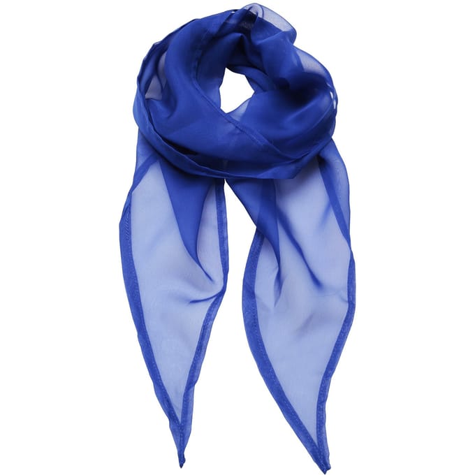 Premier Dames/vrouwenwerk Chiffon Formele Sjaal (Koninklijk)