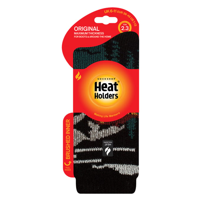 Jacquard thermische sokken voor heren voor de winter