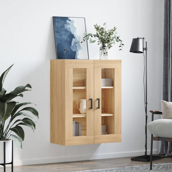 vidaXL - Bovenkast - 69,5x34x90 - cm - sonoma - eikenkleurig