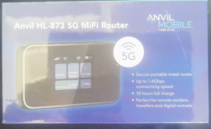 Anvil 5G Mifi Router HL-873