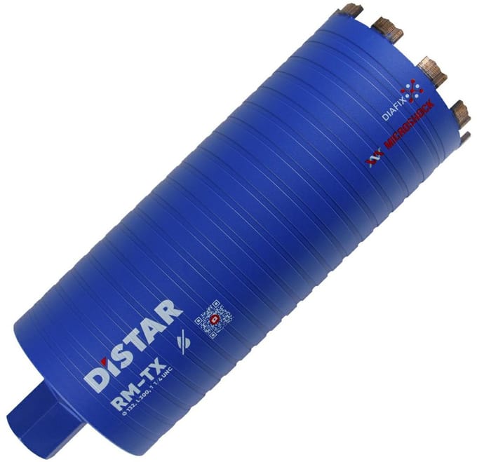 Distar RM-TX Serie - Diamantboor - 122 mm - 300 mm - Voor Droogboren