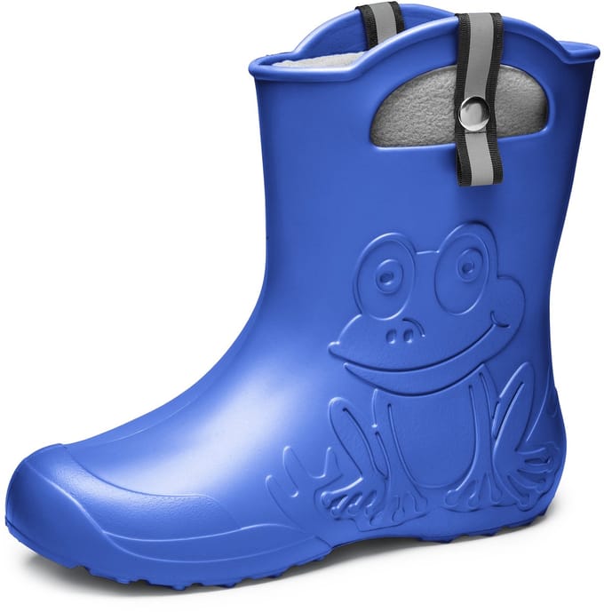Ladeheid Dames Regenlaarzen - Superlichte EVA met Voering – Blauw – 40/41 - LA-CA-FrogWom265