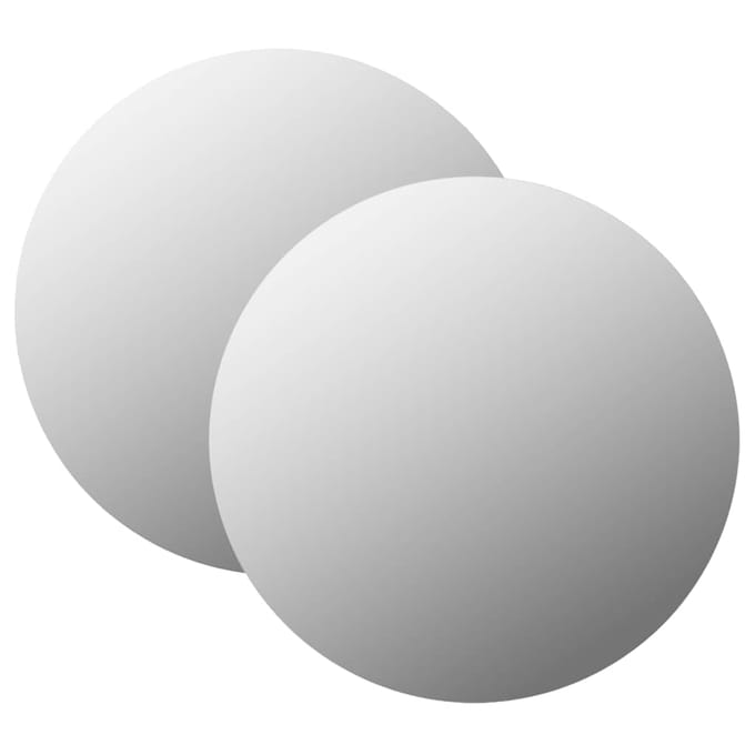 vidaXL - Wandspiegels - 2 - st - rond - 40 - cm - glas