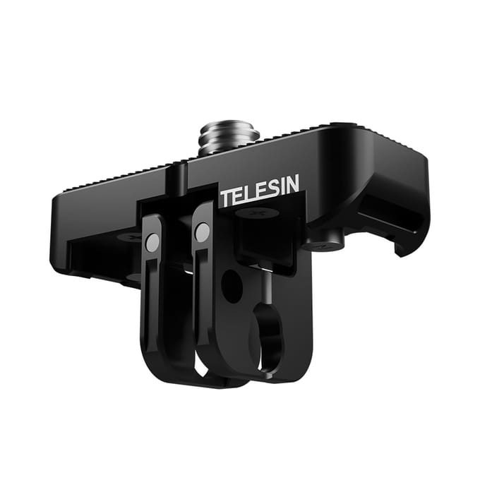 TELESIN Multifunctionele Magnetische Snelkoppelingsadapterbasis Camera Statiefbevestiging Snelkoppelingsbevestiging zwart