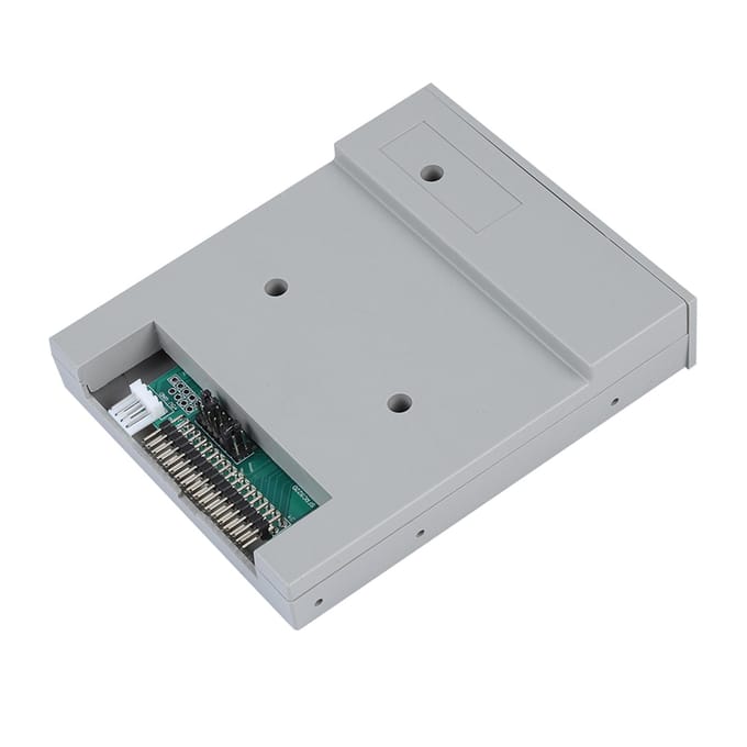 SFR1M44‑U100 3.5in 1.44MB USB SSD Diskette Drive Emulator Plug and Play gray