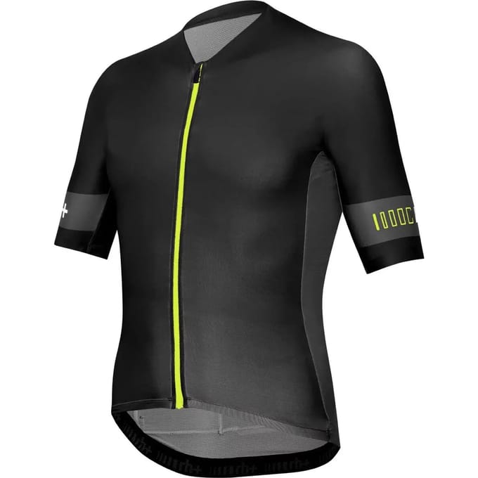 Rh+ Speed Korte Mouw Wielertrui Zwart M Man
