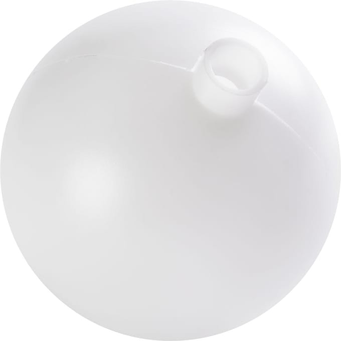 Kunststof kogel met stopcontact, wit - 6 cm