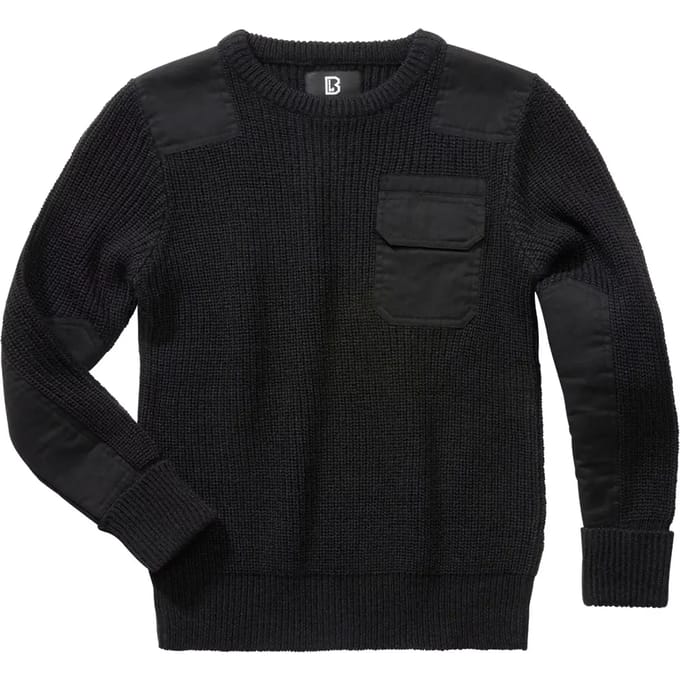 Brandit Kids BW Sweatshirt - zwart - 170/176