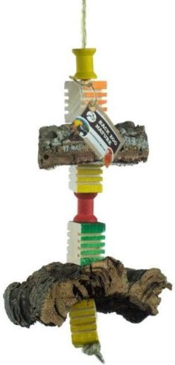 Back zoo nature- speelgoed papegaai- speelgoed parkiet- corky toy medium