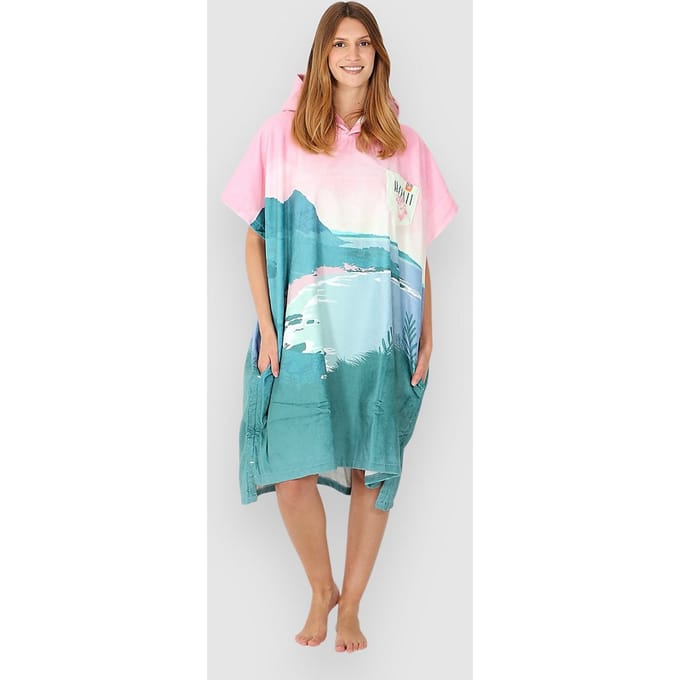 After Destination Surf Poncho roze