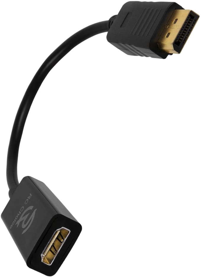 DisplayPort naar HDMI Adapter Kabel - 4K 60Hz - DP Male naar HDMI Female