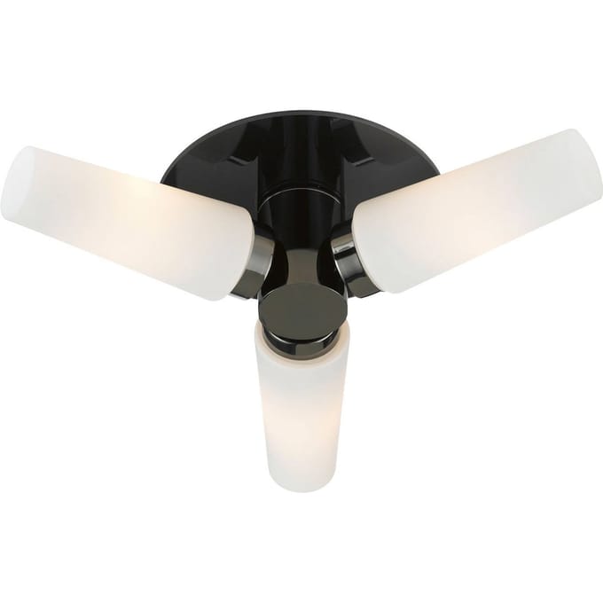 Markslöjd Badkamer plafondlamp Brastad, zwart