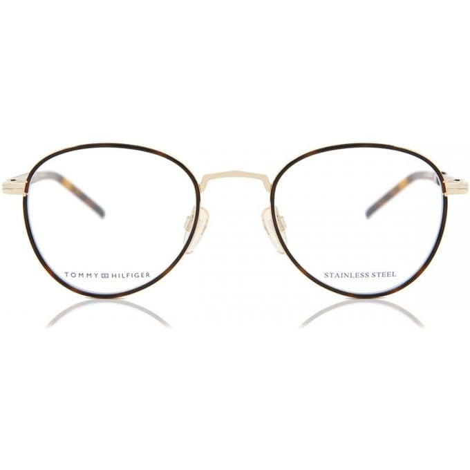 Lunettes de vue homme Tommy Hilfiger Th 1687 J5g Gold/Tortoise/50-21-140 white