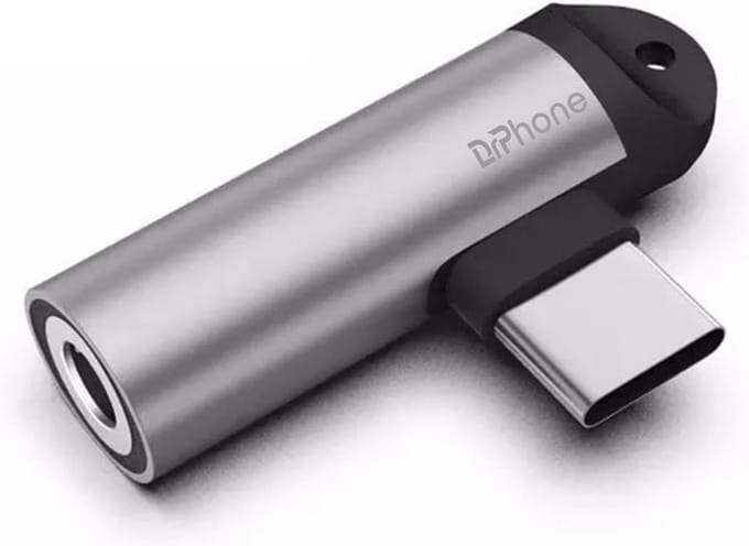 DrPhone DA2 Pro – USB-C naar 3.5mm Jack Adapter – Converter met DAC Chip – Geschikt voor Samsung, Huawei, Xiaomi & meer