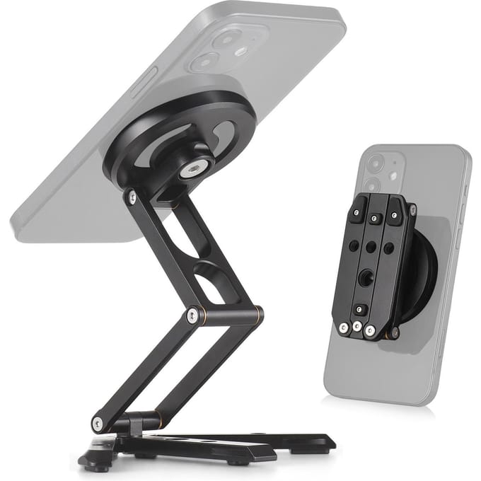 Multifunctionele Desktop Magnetische Telefoonhouder Opvouwbare Telefoon Statief Houder Magnetische Telefoonhouder zwart