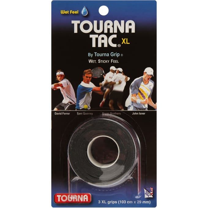 Tourna Tac Verpakking 3 Stuks-Zwart