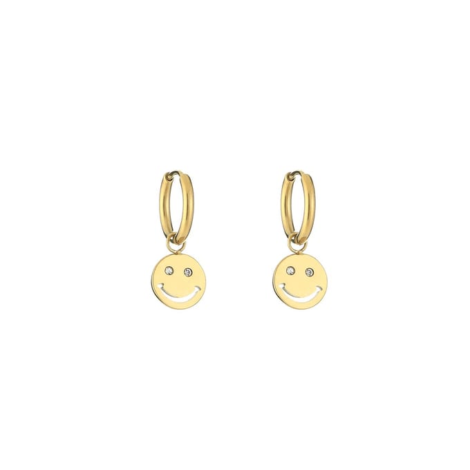 Oorbellen Smilies - Yehwang - Oorbellen - One size - Goud