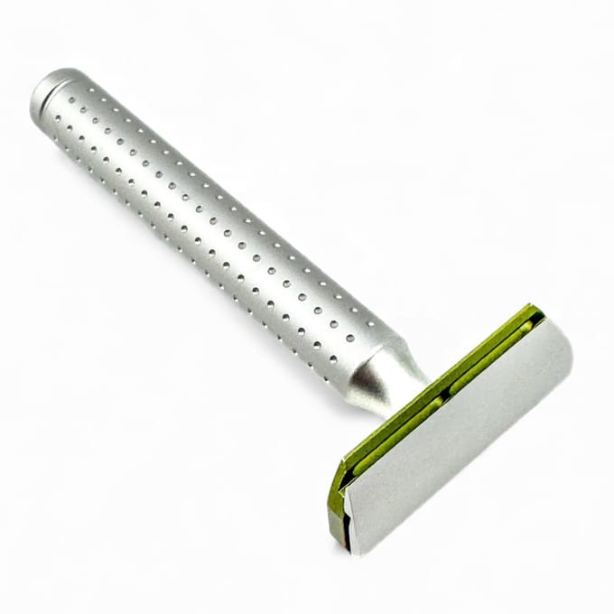 Parker AeroShave Aluminum Safety Razor-L Inclusief 10 Mesjes