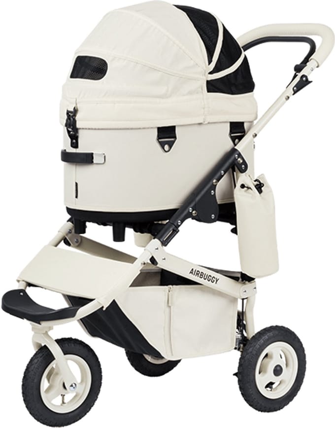 AirBuggy Dome 3 Premier Large – Ivory White - Luxe huisdierbuggy - 96 cm (lengte) x 53.5 (breedte) x 105 cm (hoogte)