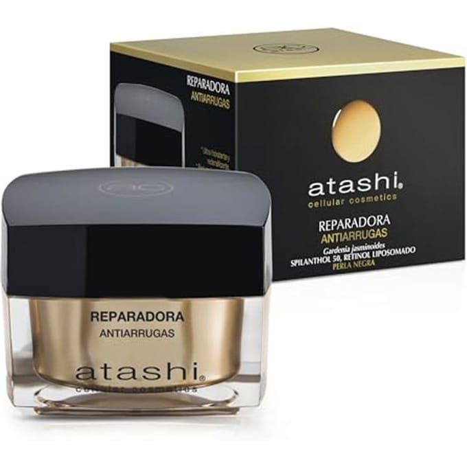 Anti-Aging Crème - Atashi - Herstellende Anti-Rimpel - Intense Hydratatie - Natuurlijk Effect - 50 ml